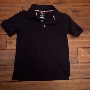 French Toast Boys Short Sleeve School Uniform Polo Shirt Navy Blue 4T